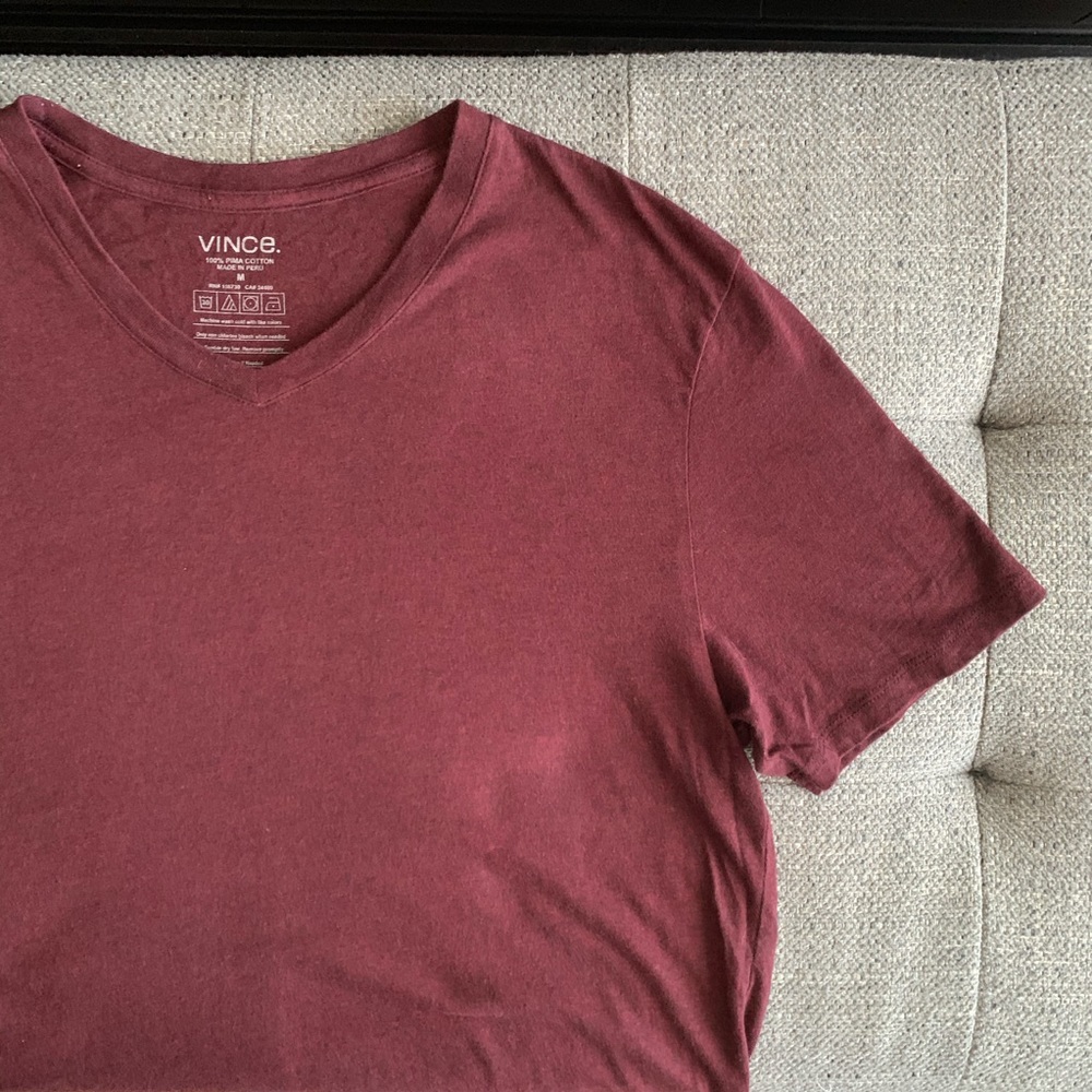 Vince Basic V-Neck Tee - image 4